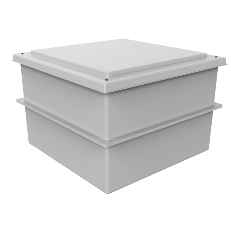 PW751 751L Two Piece Insulated GRP Water Tank
