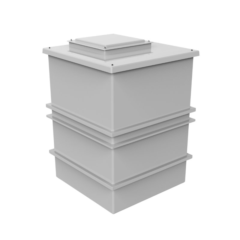 1501L Two Piece Insulated GRP Water Tanks