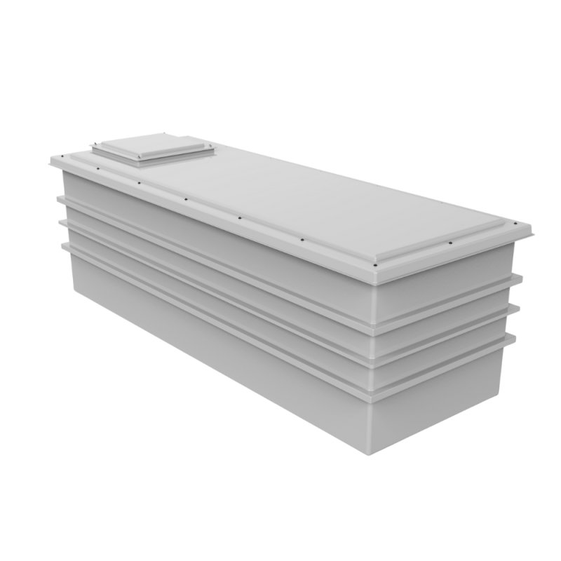 3000L Insulated Two Piece GRP Water Tank