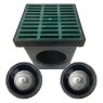 Polylok SQUARE DRAINAGE BOX WITH GRATE