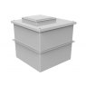 PW1000 1000L Two Piece Insulated GRP Water Tank