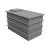 2501L Insulated Two Piece GRP Water Tank