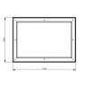 PW750-1 Lid Dimensions