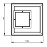 PW1501-1 Lid Dimensions