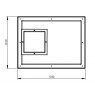 PW1590-1 Lid Dimensions