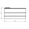 PW3636-1 Side Dimensions