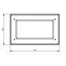 PW90-2 Lid Dimensions