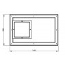 PW1135-2 Top Dimensions