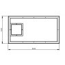 PW3636-2 Top Dimensions
