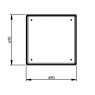 PW305-2 Top Dimensions