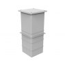 PW375 375L Two Piece Insulated GRP Water Tank
