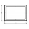 PW750-2 Top Dimensions