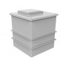 1220L Two Piece Insulated GRP Water Tank